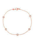 Roberto Coin 5-Diamond Station Bracelet - Skeie's Jewelers