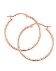 Rose Gold 1.5mm Everyday Hoops by Carla | Nancy B. - Skeie's Jewelers