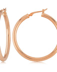 Rose Gold 2.5mm Tube Hoops by Carla | Nancy B. - Skeie's Jewelers