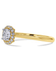 Halo-Set Diamond Engagement Ring - Skeie's Jewelers