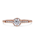 Petal-Halo Diamond Engagement Ring - Skeie's Jewelers