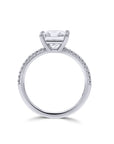 Frederick Goldman Diamond-Line Low Profile Engagement Ring - Skeie's Jewelers