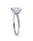 Frederick Goldman Diamond-Line Low Profile Engagement Ring - Skeie's Jewelers