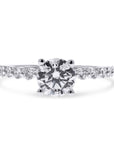 Single-Prong Diamond Engagement Ring - Skeie's Jewelers
