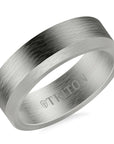 Gold and Tantalum Inlay Men's Band - Skeie's Jewelers