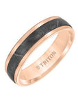Step Edge Meteorite Center Men's Band - Skeie's Jewelers