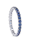 Blue Sapphire Eternity Stacking Band - Skeie's Jewelers