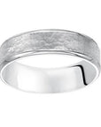 Polished Edge Hammered Center Men's Band - Skeie's Jewelers