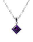 Princess-Cut Amethyst Necklace - Skeie's Jewelers