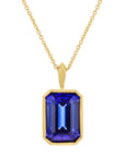 Tanzanite Bezel-Set Pendant - Skeie's Jewelers