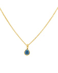 Pear Shape Blue Tourmaline Pendant - Skeie's Jewelers