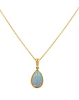 Ethiopian Opal Bezel Pendant Necklace - Skeie's Jewelers