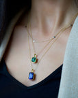 Yellow Gold Tanzanite Pendant Necklace - Skeie's Jewelers