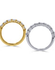 The East-West Emerald Cut Diamond Band - Skeie's Jewelers