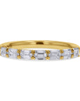 The East-West Emerald Cut Diamond Band - Skeie's Jewelers
