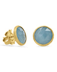 Marco Bicego® 'Jaipur' Aquamarine Studs - Skeie's Jewelers