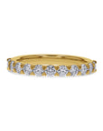 The Silk Prong Half-Round Diamond Band - Skeie's Jewelers