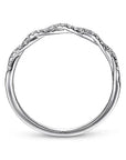 Gabriel & Co. White Gold Twisted Diamond Band Ring - Skeie's Jewelers