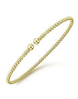 Gabriel & Co. Yellow Gold Bujukan Split Bangle - Skeie's Jewelers
