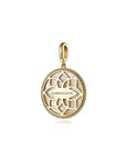 Gabriel & Co. Diamond Blue Sapphire Compass Medallion Pendant - Skeie's Jewelers
