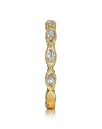 Gabriel & Co. Yellow Gold Diamond Bujukan Marquise Station Ring - Skeie's Jewelers