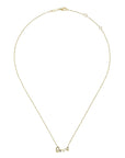 Gabriel & Co. 14k Yellow Gold Diamond Love Pendant Necklace - Skeie's Jewelers
