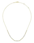 Gabriel & Co Modern Diamond Line Station Necklace - Skeie's Jewelers