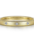 Gabriel & Co. Yellow Gold Diamond Stackable Ladies Ring - Skeie's Jewelers