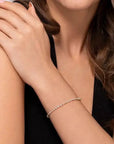 Gabriel & Co Modern Diamond Line Bracelet - Skeie's Jewelers
