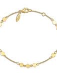 Gabriel & Co. 14k Yellow Gold Rhombus Station Bracelet - Skeie's Jewelers
