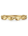 Gabriel & Co Gold Braided Twist Band