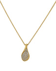 14k Yellow Gold Pave Pendant by Zeghani - Skeie's Jewelers