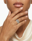 Simon G. LR2623 2.91 Carat Diamond Fashion Ring in 18K White Gold