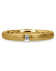 Furrer Jacot 18k Yellow Gold Thin Textured Band - Skeie's Jewelers