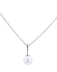 Pearl Solitaire Pendant Necklace - Skeie's Jewelers