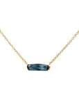 Elongated Cushion London Blue Topaz Pendant Necklace - Skeie's Jewelers