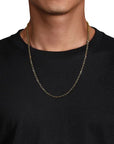 Gabriel & Co. Men's Gold Chain Necklace - Skeie's Jewelers