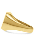 Men's Round Gold Signet Ring - Skeie's Jewelers
