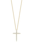 Roberto Coin Skinny Diamond Cross Necklace - Skeie's Jewelers