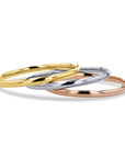 Classic Hinged All-Gold Bangle - Skeie's Jewelers