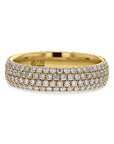 4-Row Pave Diamond Eternity Band - Skeie's Jewelers