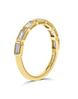 Bezel Baguette Diamond Band - Skeie's Jewelers
