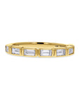Bezel Baguette Diamond Band - Skeie's Jewelers