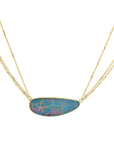 Triple Chain Boulder Opal Pendant by Kimberly Collins - Skeie's Jewelers