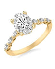 Marquise Shoulder Diamond Engagement Ring - Skeie's Jewelers
