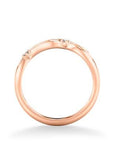Vine Inspired Rose Gold Wedding Band - Skeie's Jewelers
