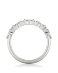 Dainty Marquise and Round Diamond Band - Skeie's Jewelers