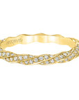 Twisted Diamond Accent Wedding Band - Skeie's Jewelers