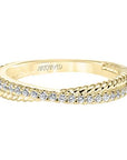 Contemporary Stackable Crossed Fashion Anniversary Band - Skeie's Jewelers