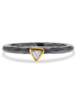 Lika Behar Yellow Gold & Oxidized Sterling Silver Diamond Geometric Ring - Skeie's Jewelers